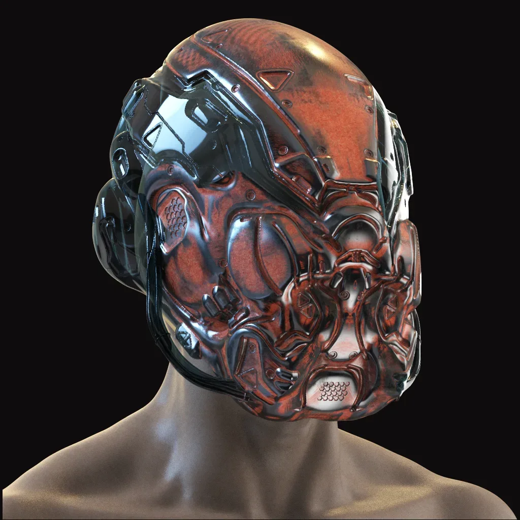 50% OFF! IMM 20 Scifi Helmets KitBash v2 - .obj/.fbx + .ZTL .MAX .BLEND