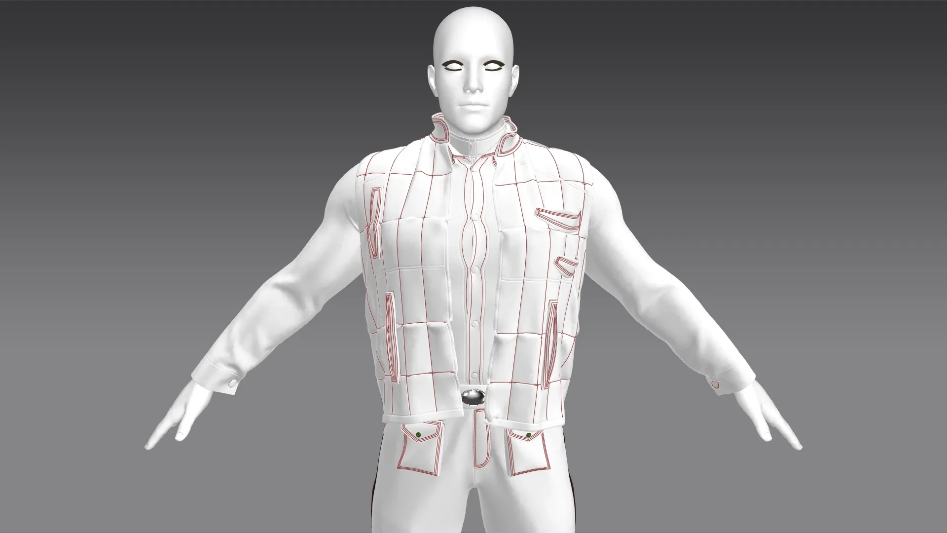 Military No.1 (Marvelous Designer & Clo3d & FBX & OBJ & Texture)