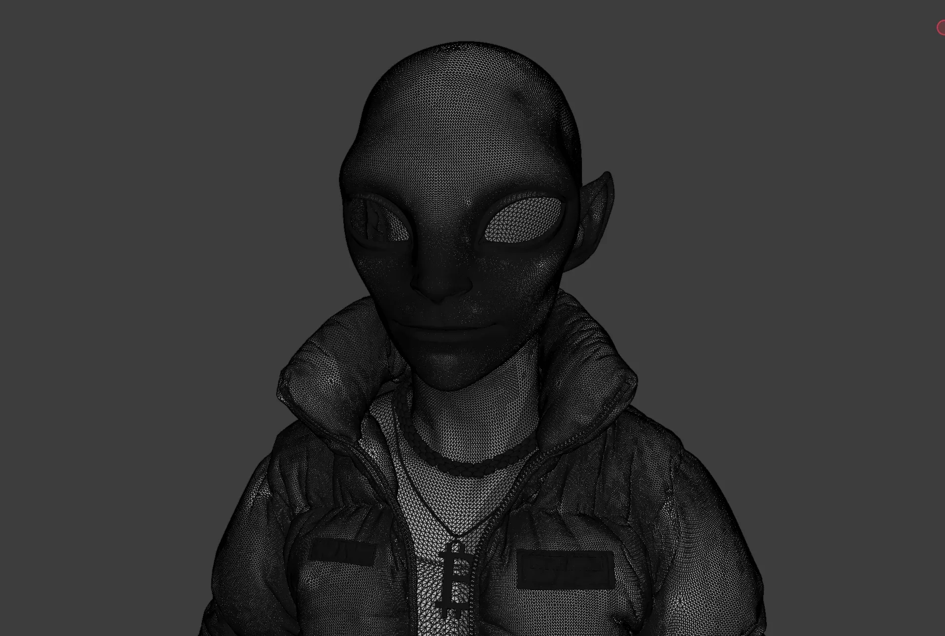 Alien NFT Model with all the source files and textures + source files