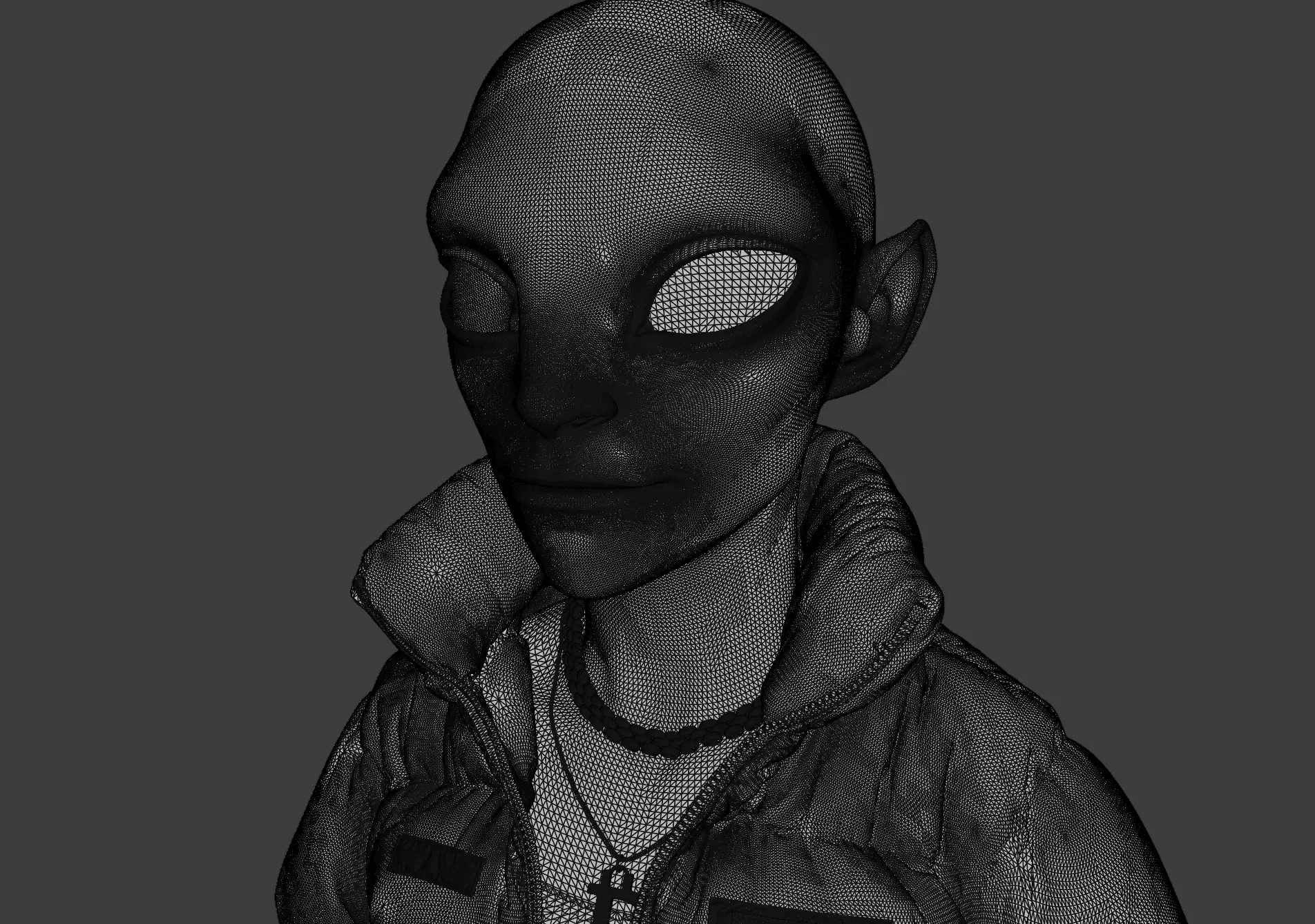 Alien NFT Model with all the source files and textures + source files