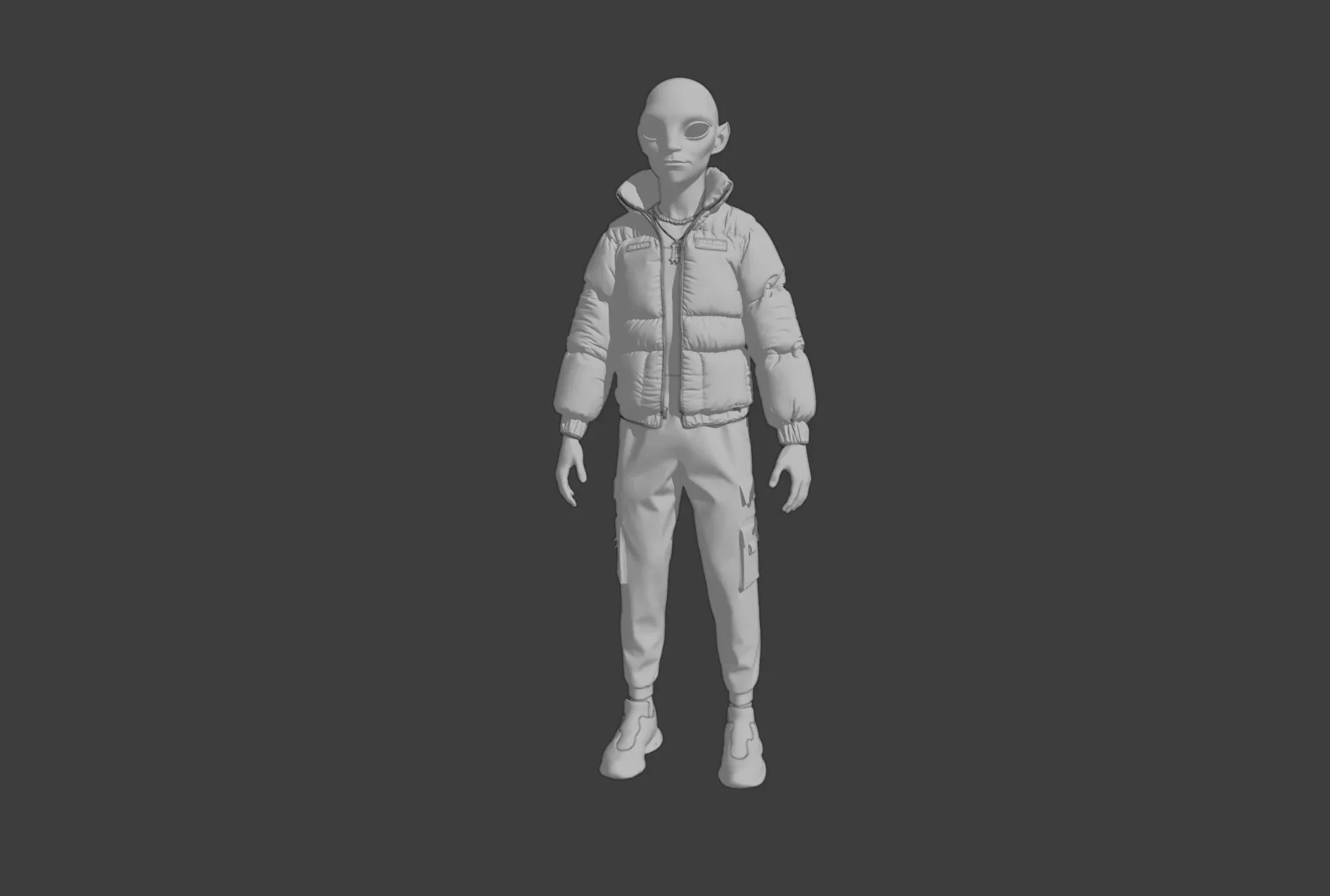 Alien NFT Model with all the source files and textures + source files