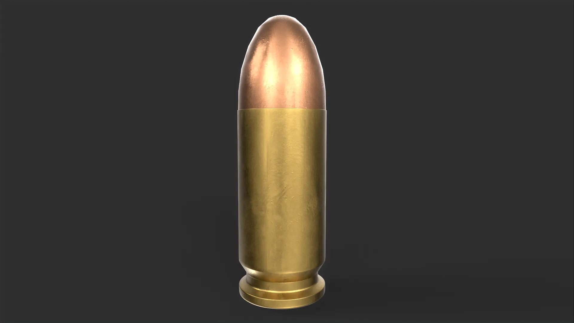 9mm Bullet - Game Ready