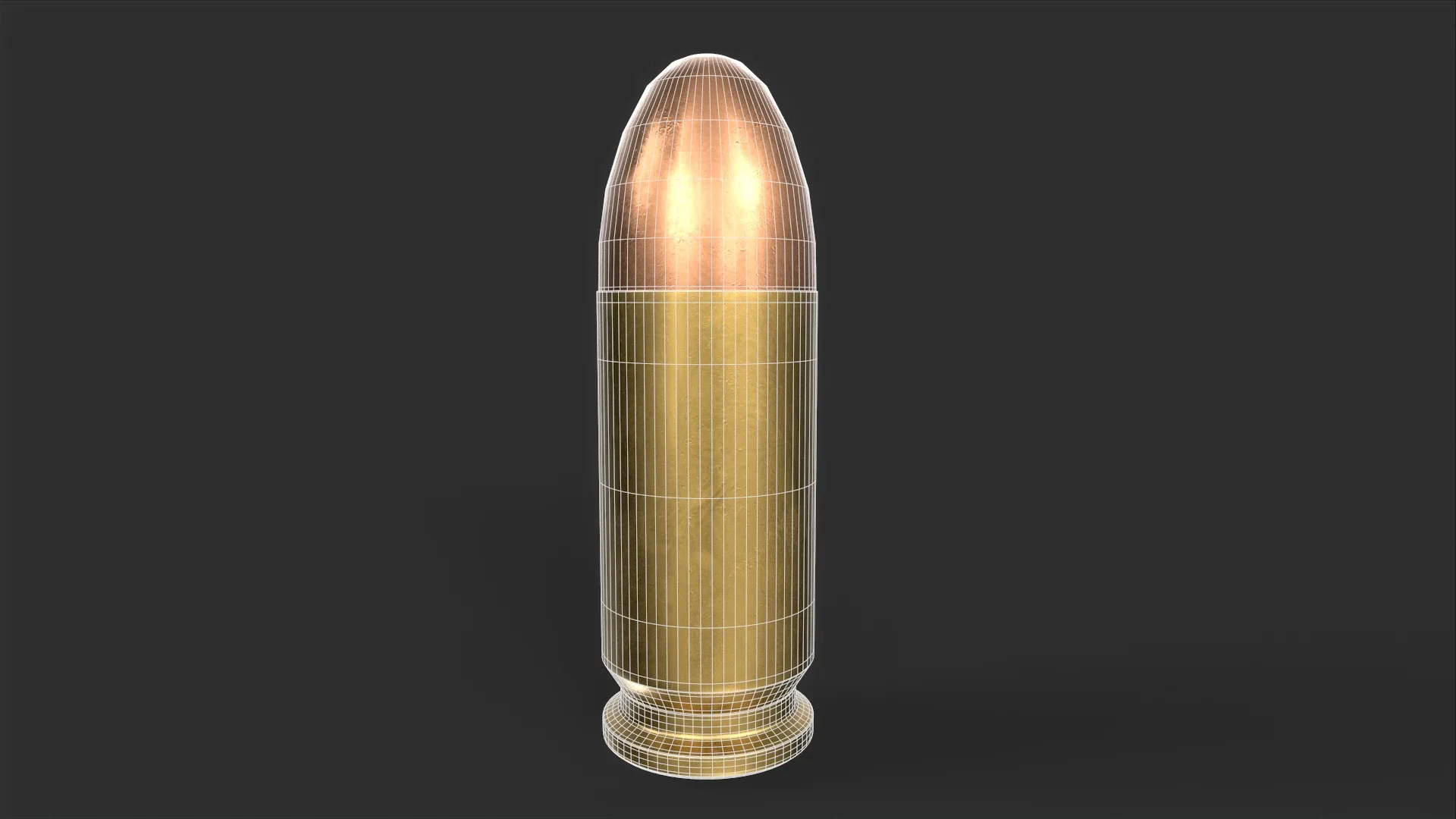 9mm Bullet - Game Ready