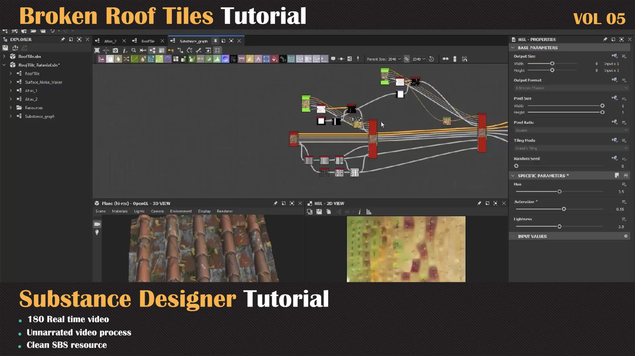 Broken Roof Tiles Tutorial - VOL 07