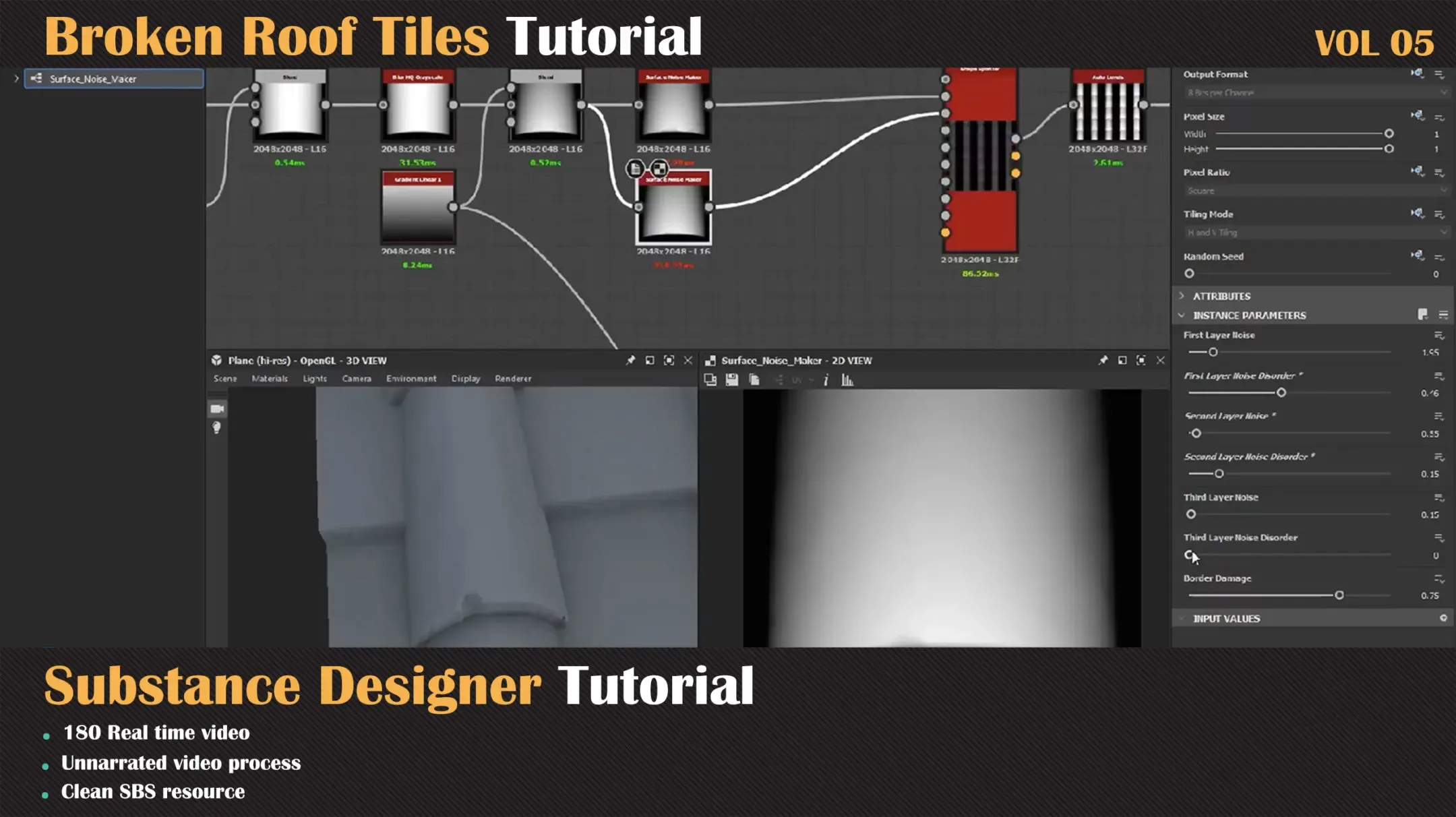 Broken Roof Tiles Tutorial - VOL 07