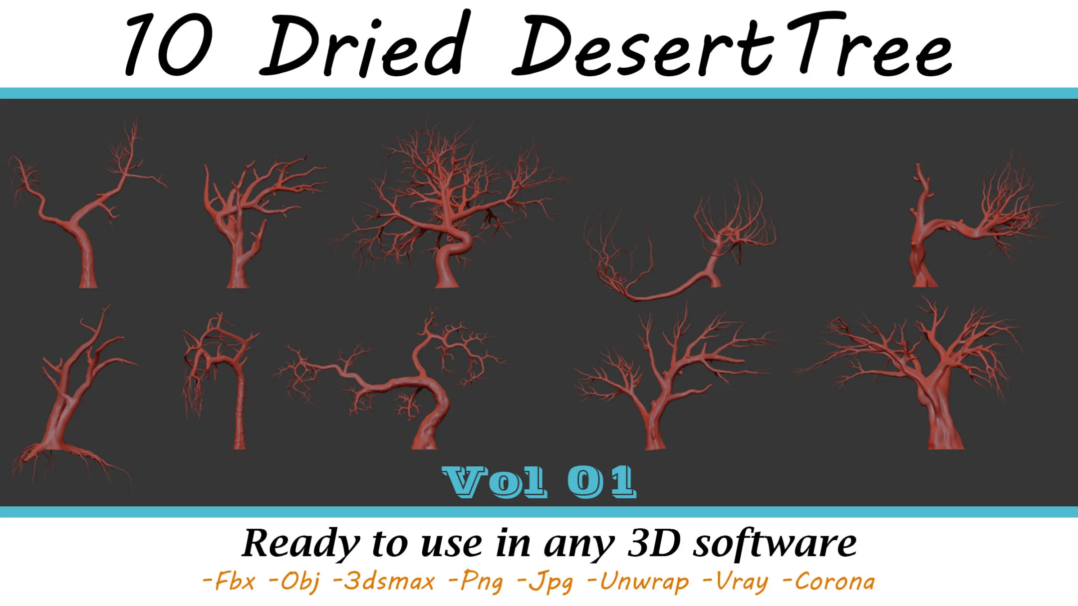 10 Dried desert tree Vol 01