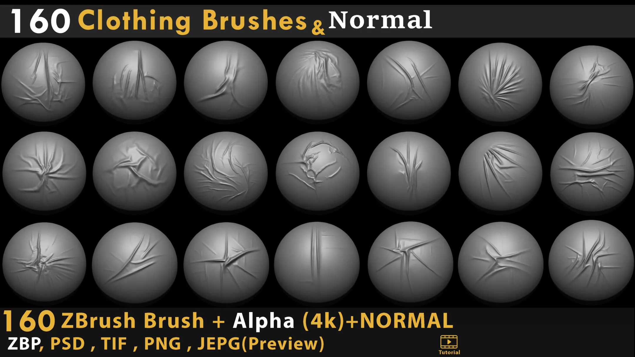 160 clothing brush & normal map 4K