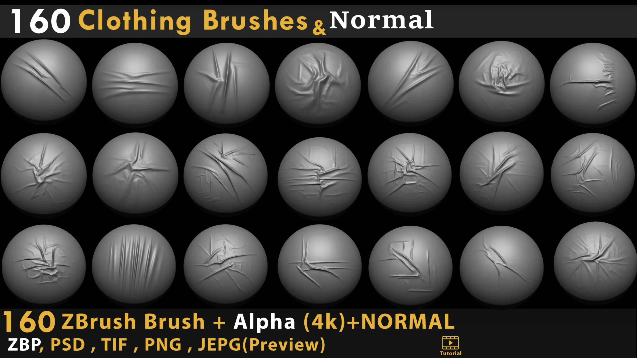 160 clothing brush & normal map 4K