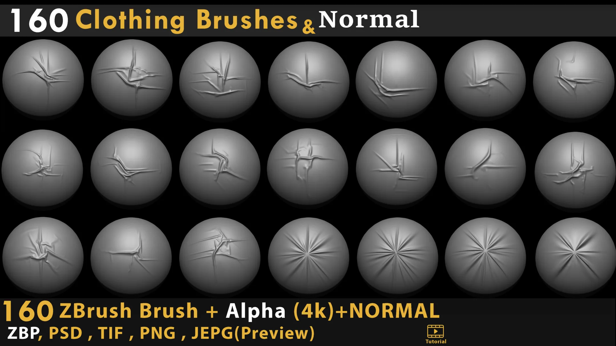 160 clothing brush & normal map 4K