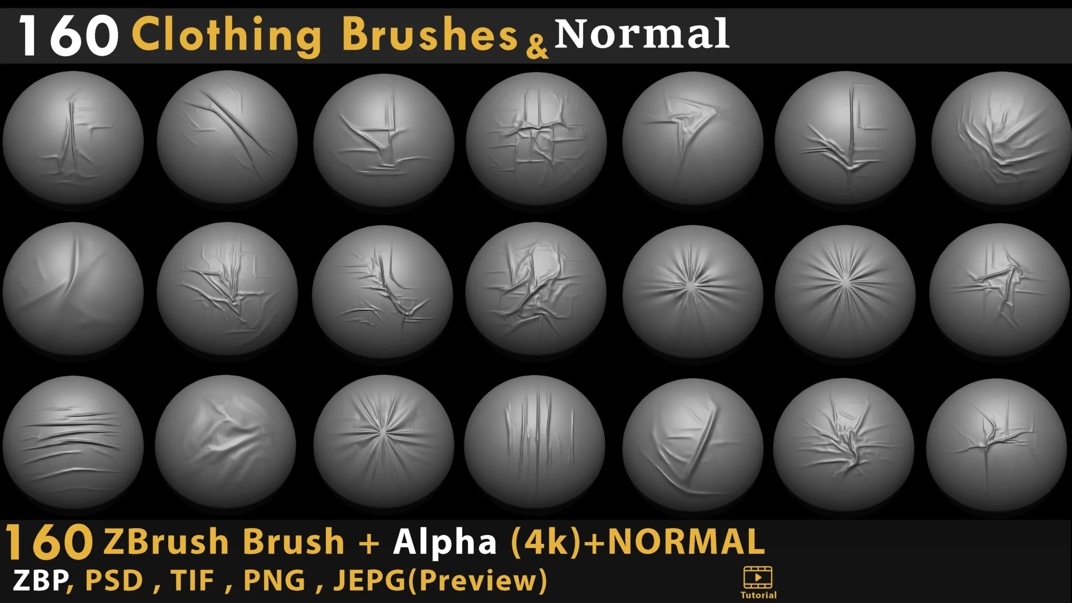 160 clothing brush & normal map 4K