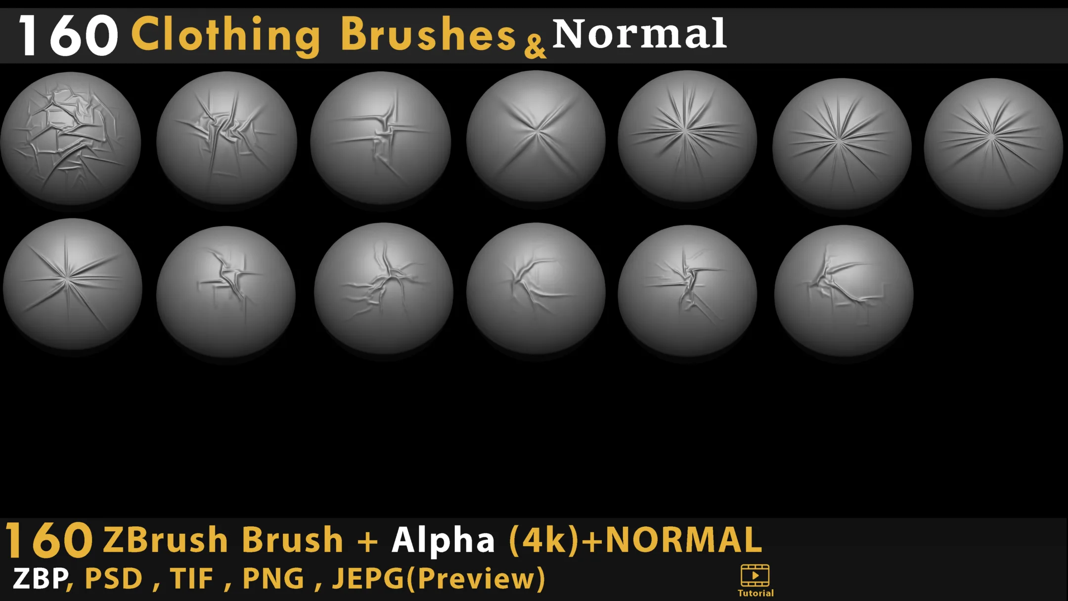 160 clothing brush & normal map 4K