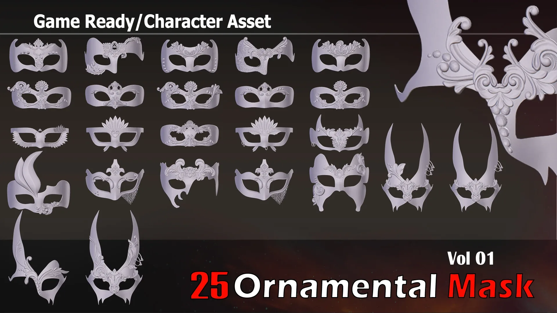 25 Ornamental Mask_VOL1