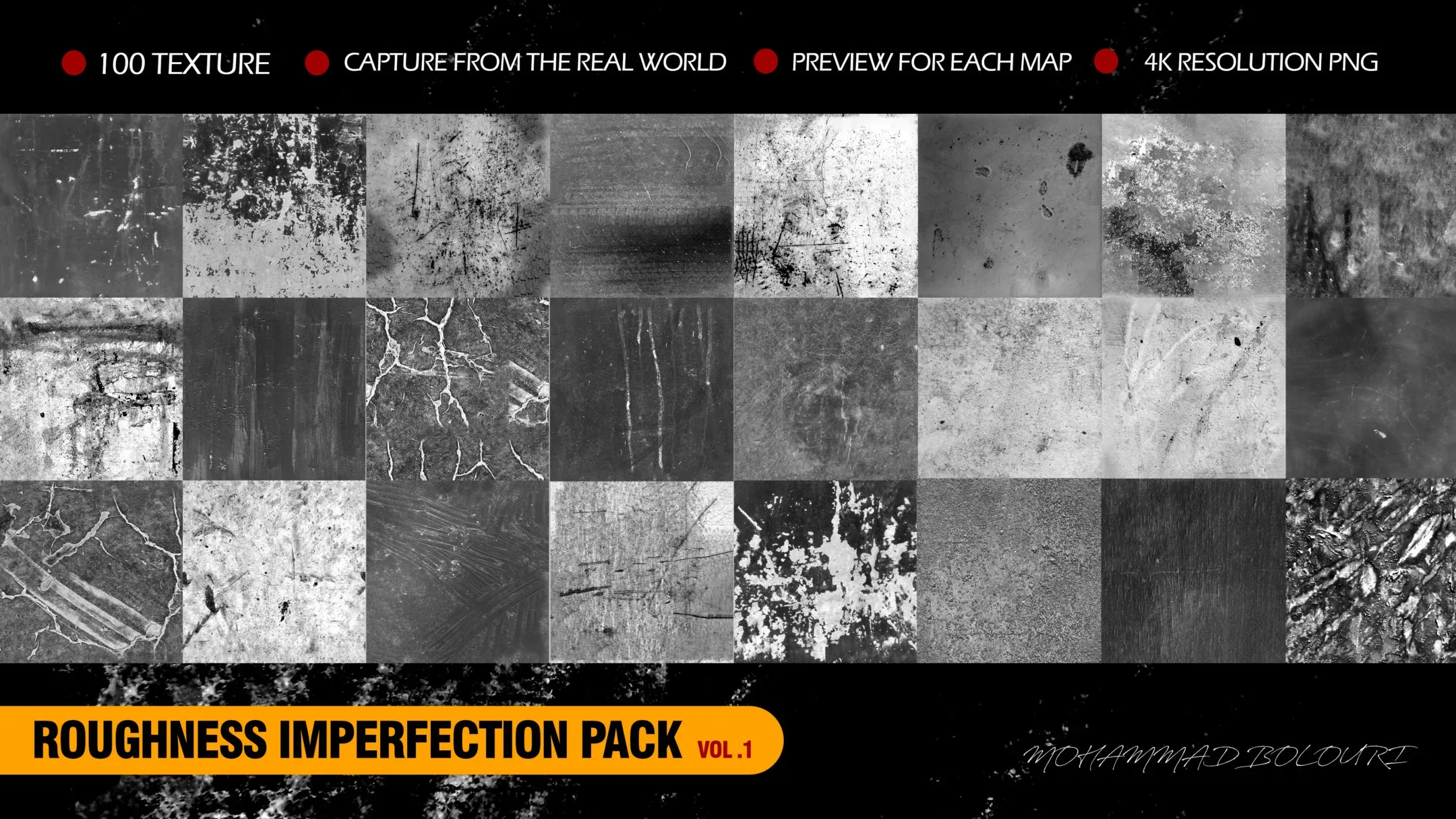"Roughness Imperfection Pack" Vol.1