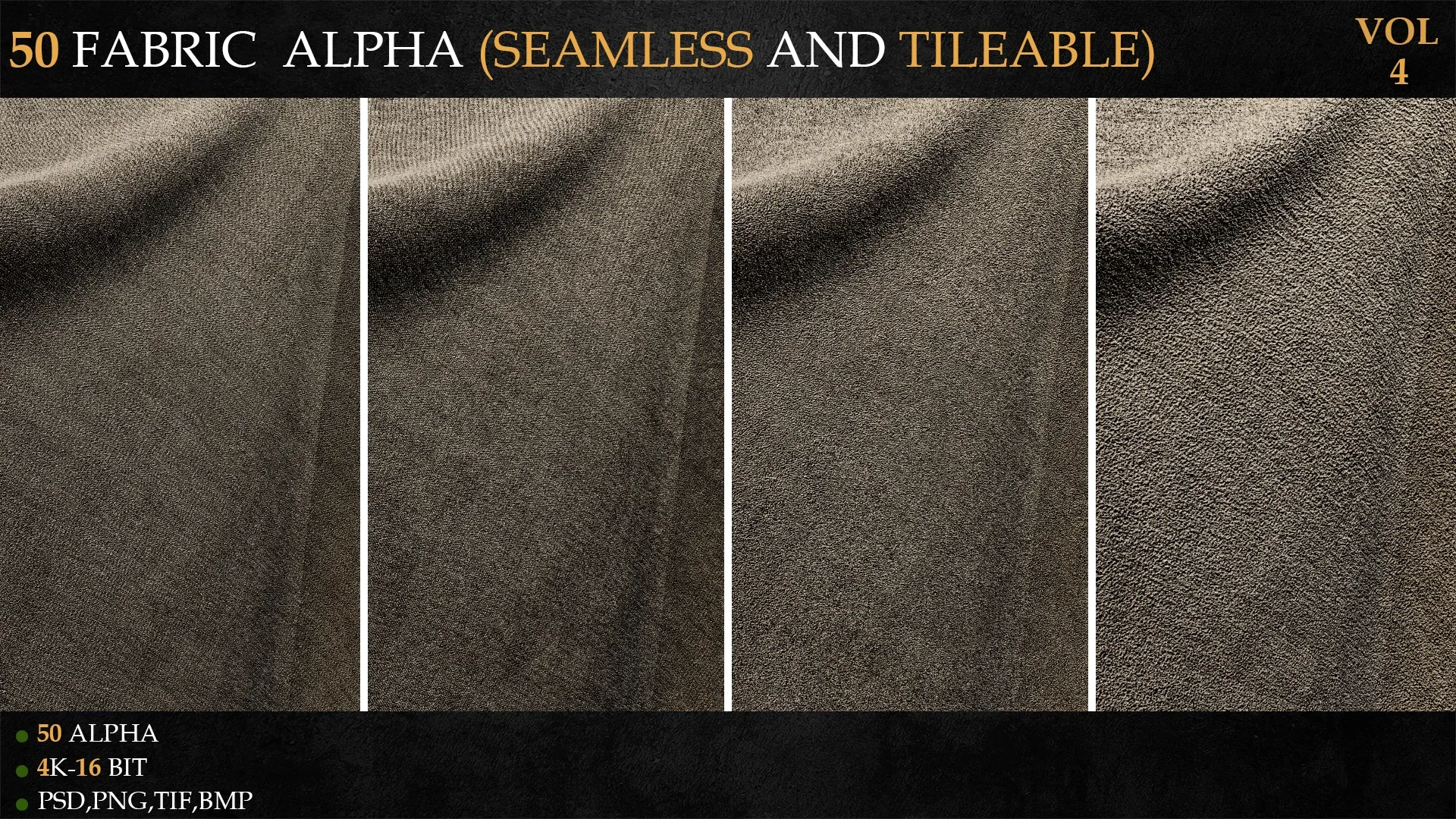 50 FABRIC ALPHA (SEAMLESS AND TILEABLE)-VOL 4