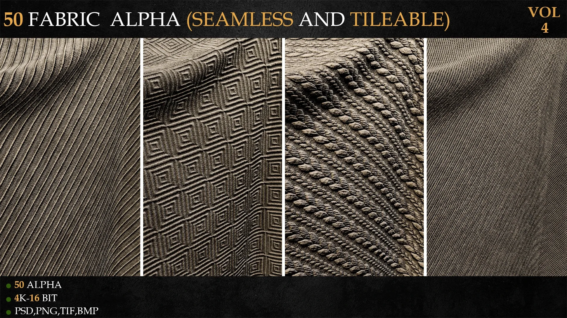 50 FABRIC ALPHA (SEAMLESS AND TILEABLE)-VOL 4