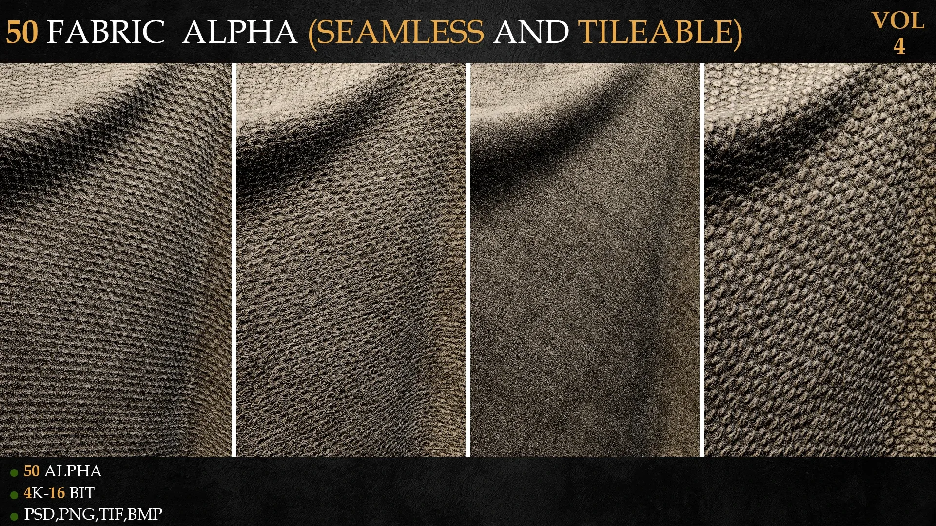 50 FABRIC ALPHA (SEAMLESS AND TILEABLE)-VOL 4