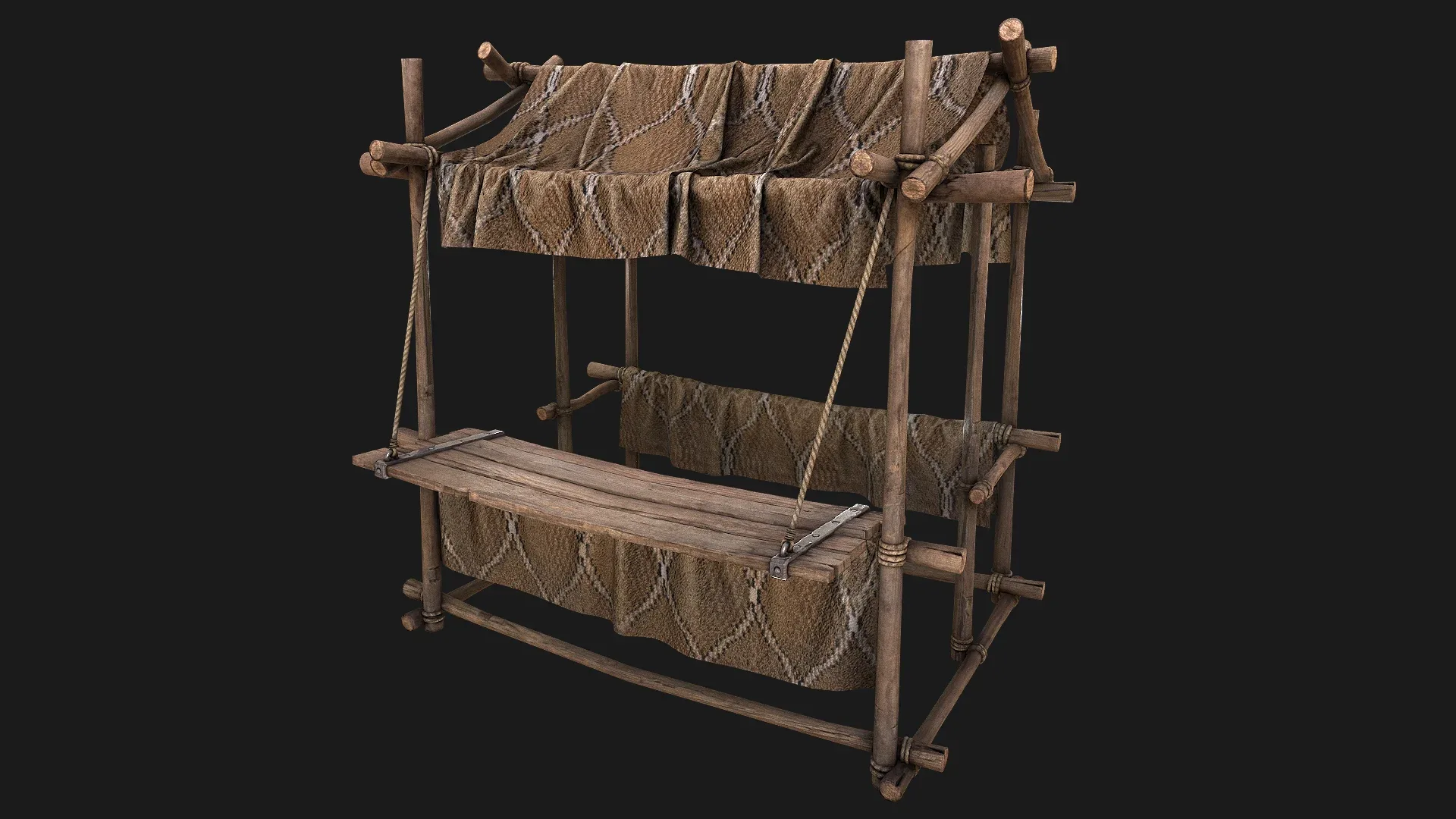 Market Stall Brown