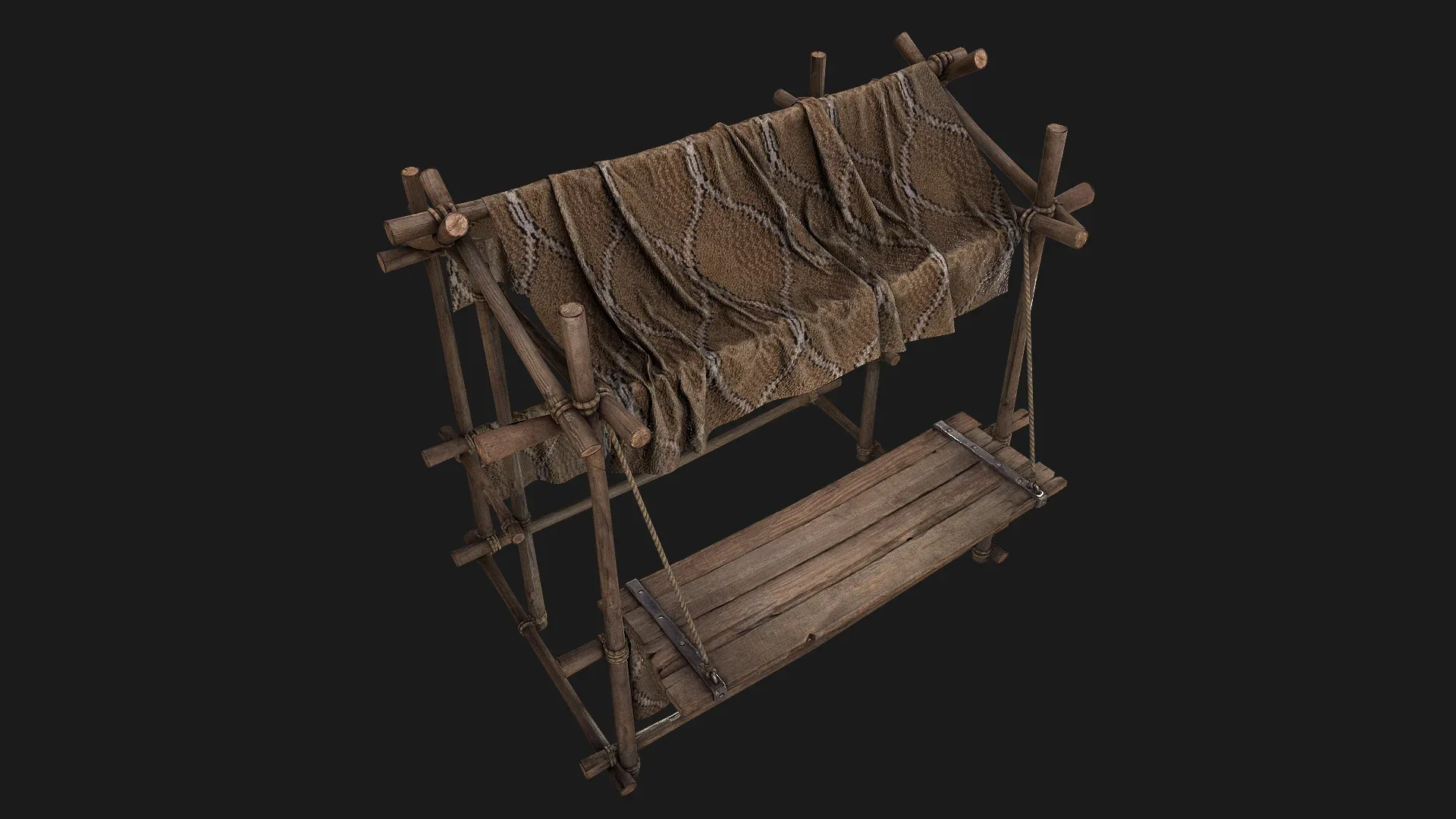 Market Stall Brown