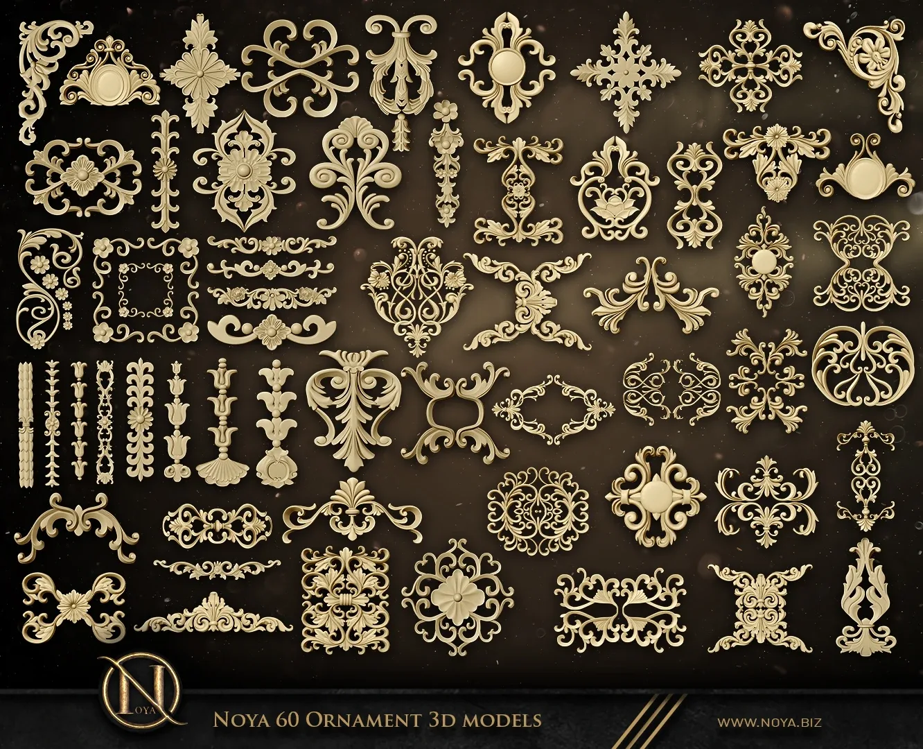 Noya 60 Ornament 3d Models