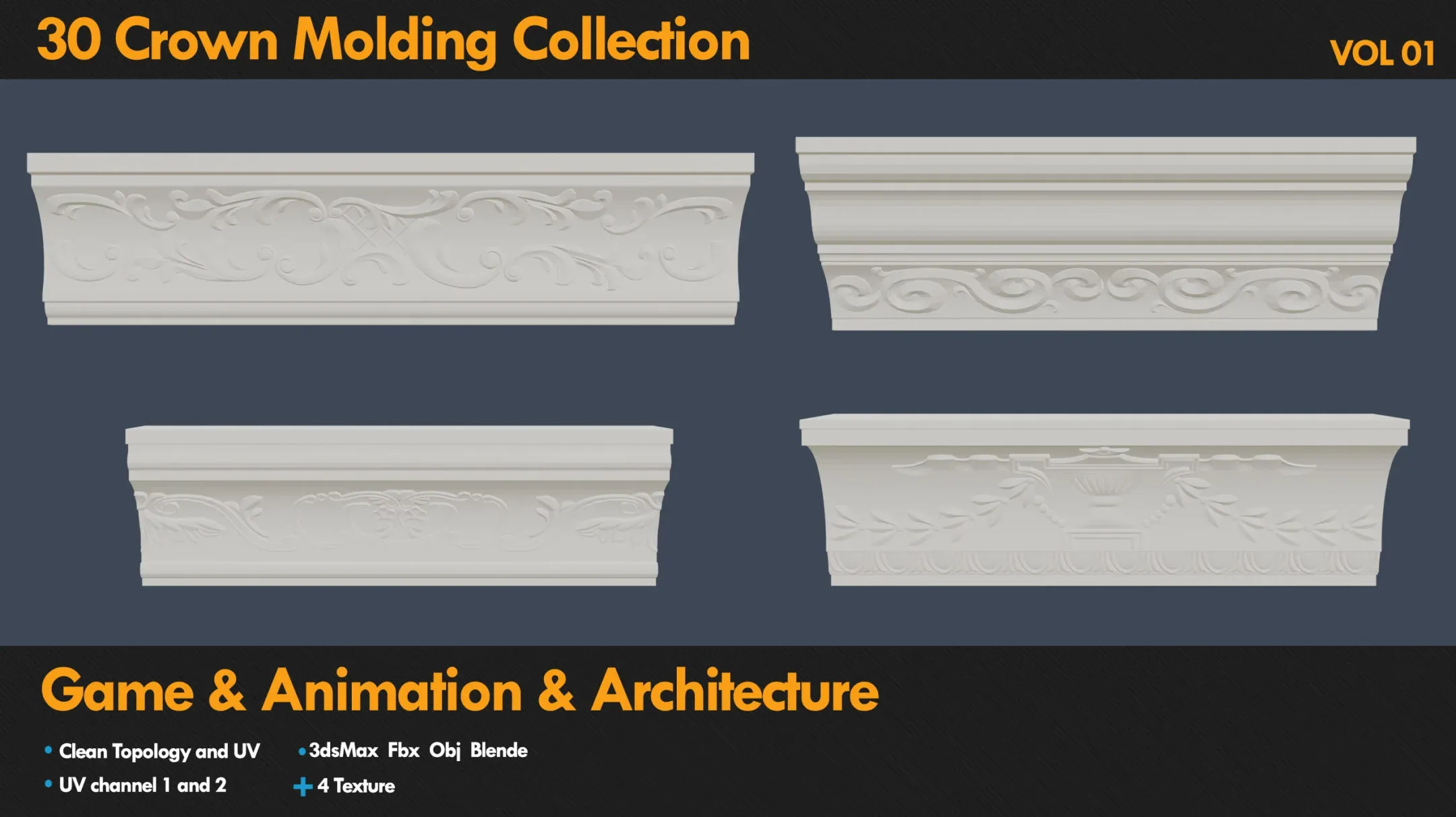 30 Crown Molding Collection