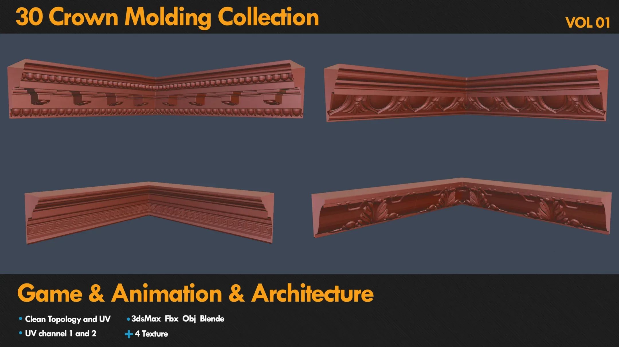 30 Crown Molding Collection