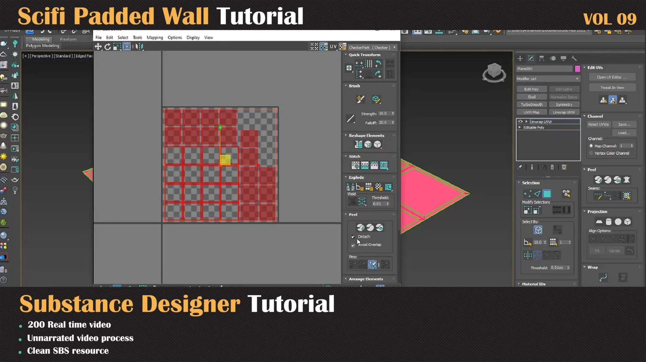 Scifi Padded Wall Tutorial - VOL 09