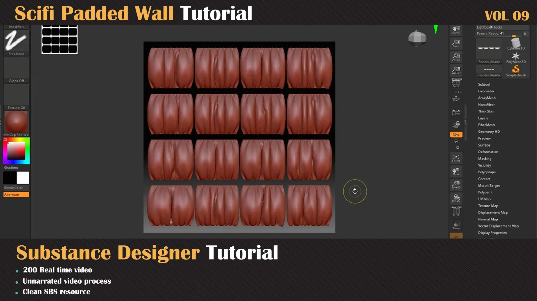 Scifi Padded Wall Tutorial - VOL 09