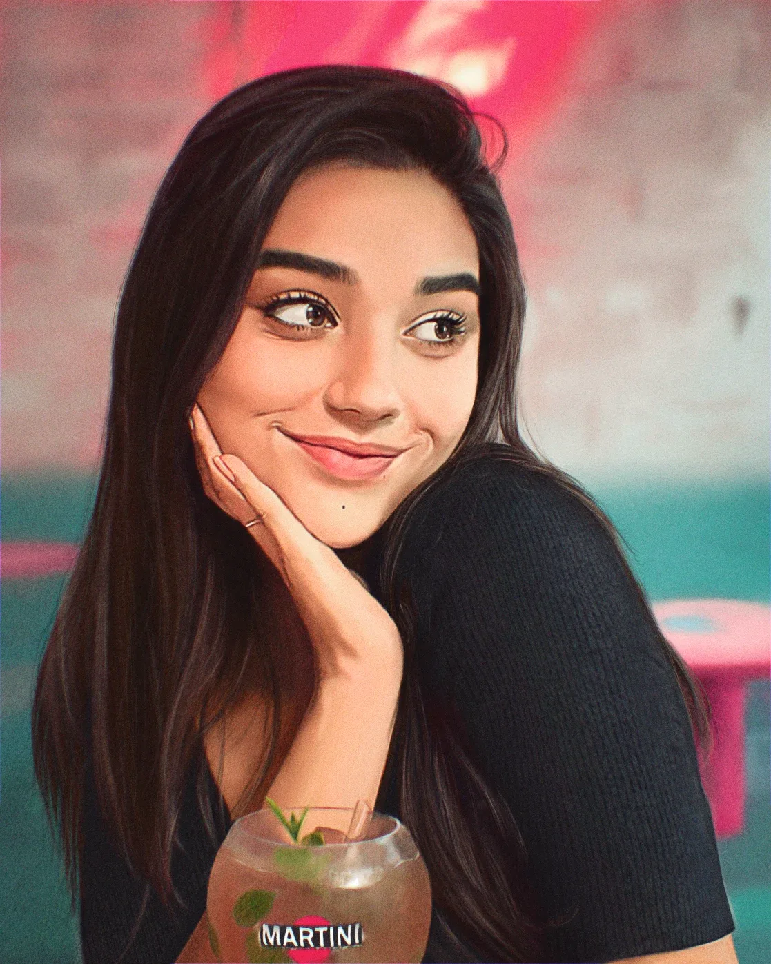 Bundle of 5 Digital Portrait Painting PSD for Study