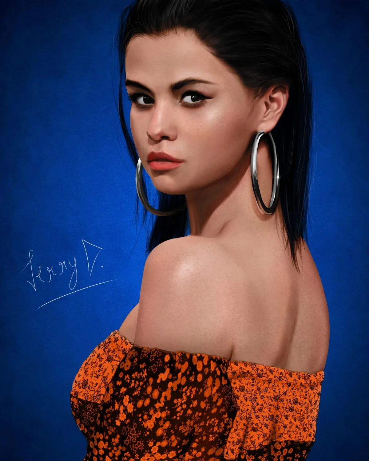 Bundle of 5 Digital Portrait Painting PSD for Study