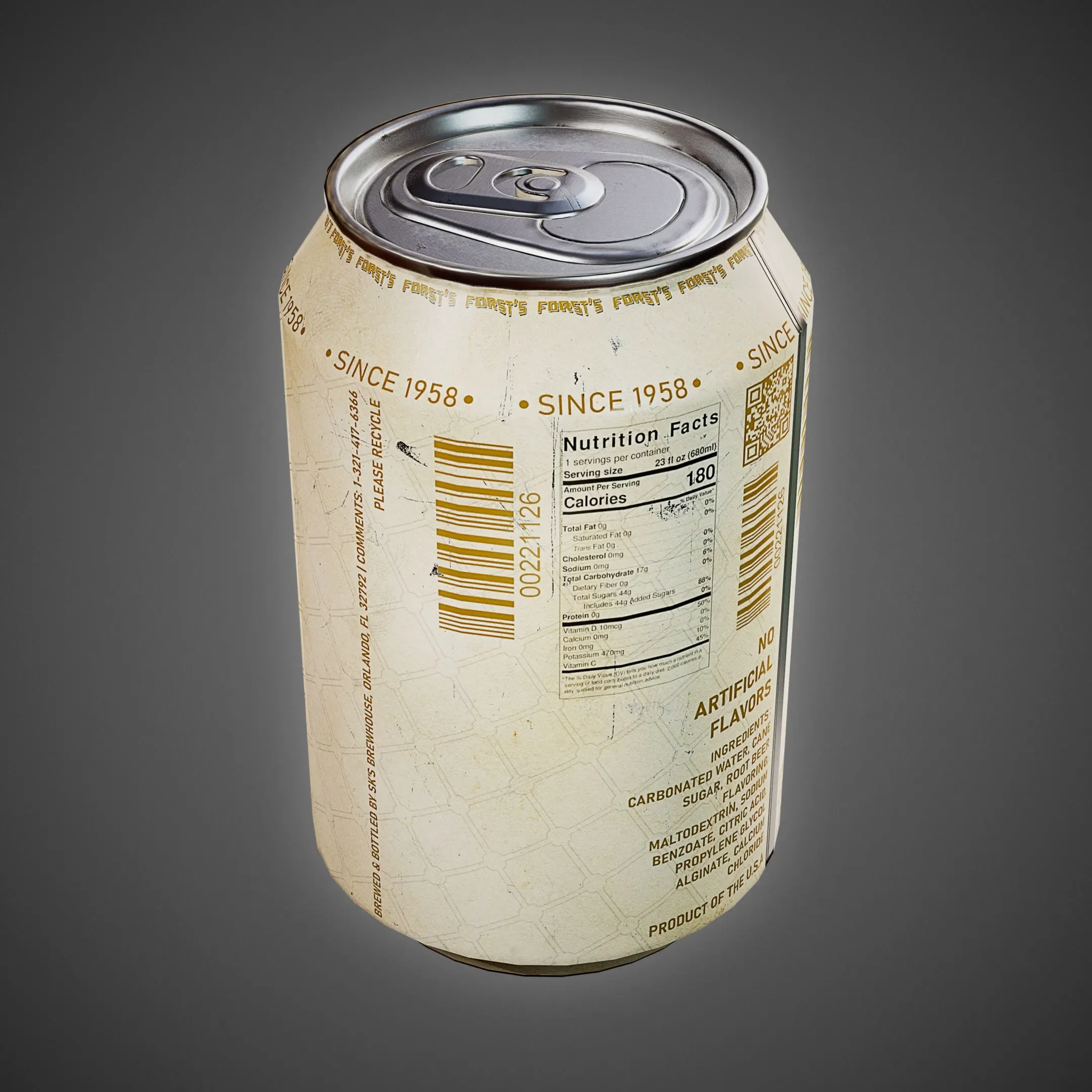 Soda Cans Game Ready Model