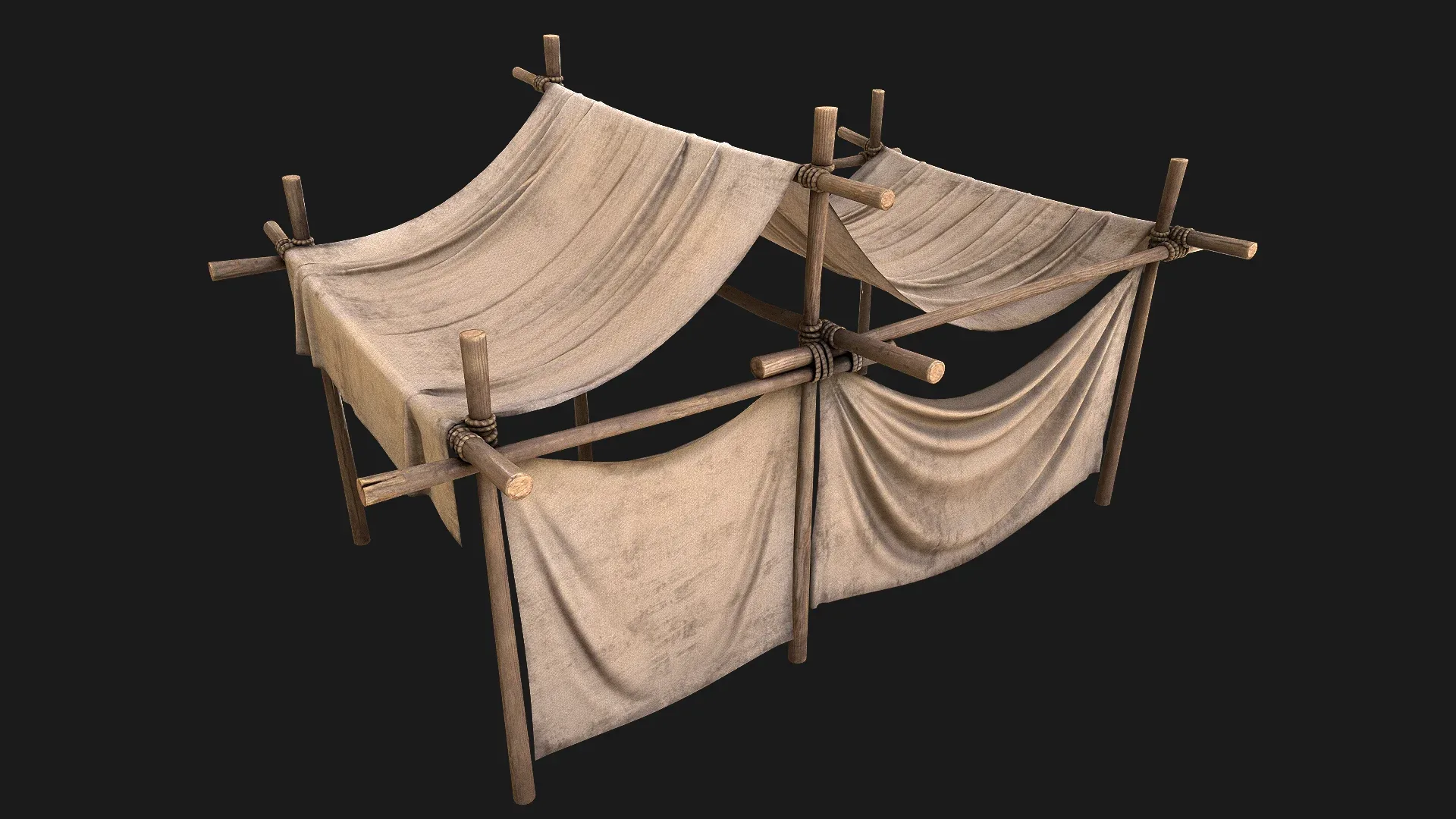 Market Stall Medieval Tent Cotton