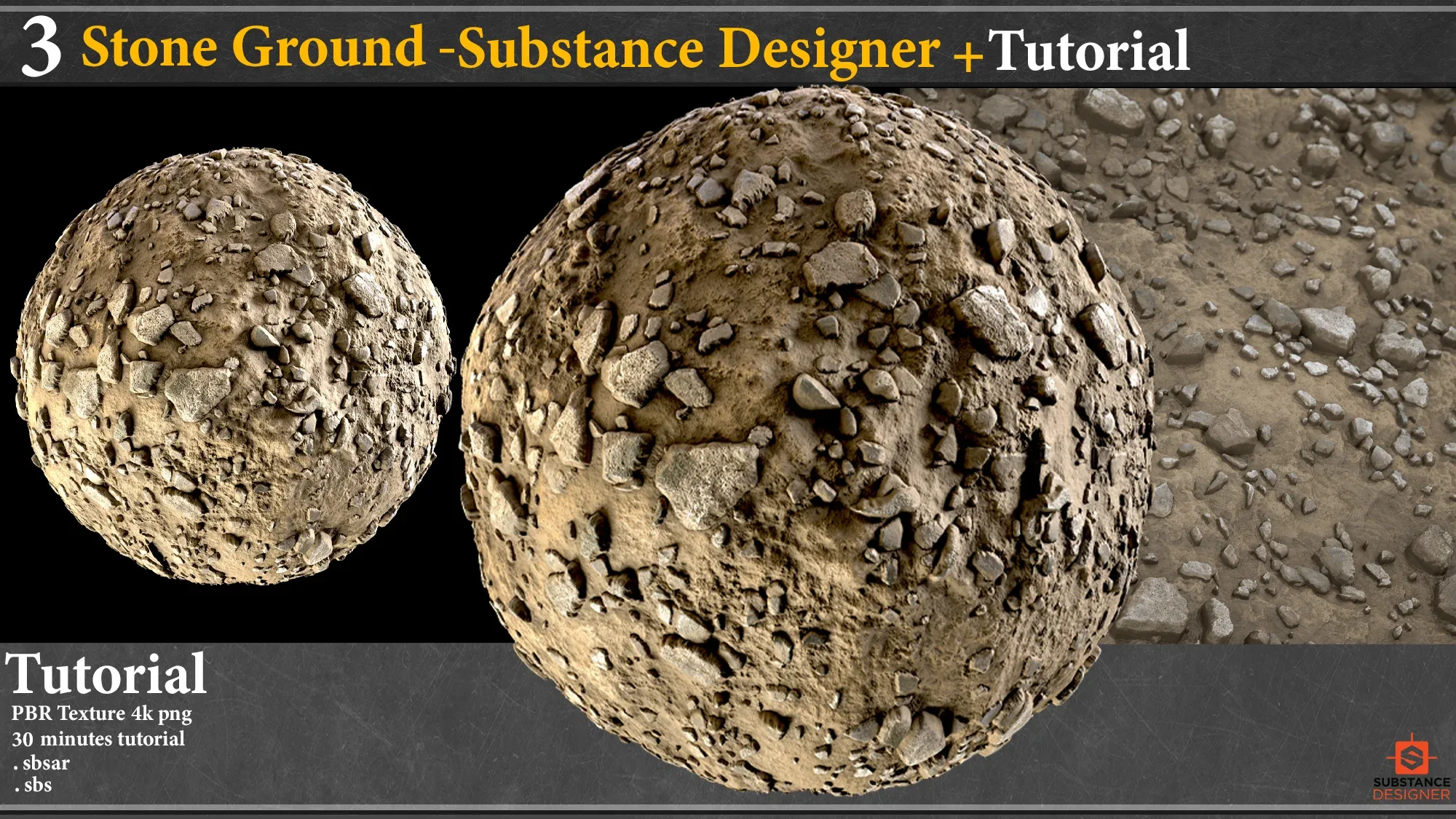 Stone Ground_Substance Designer + Tutorial