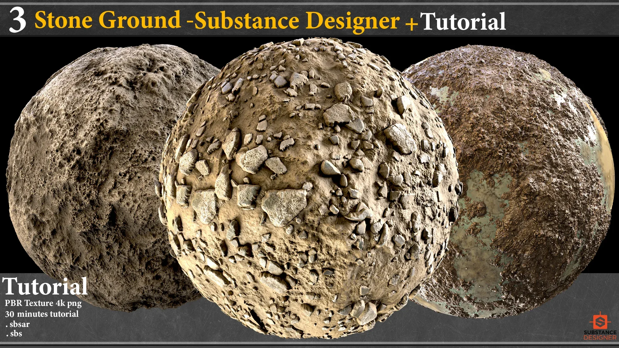 Stone Ground_Substance Designer + Tutorial