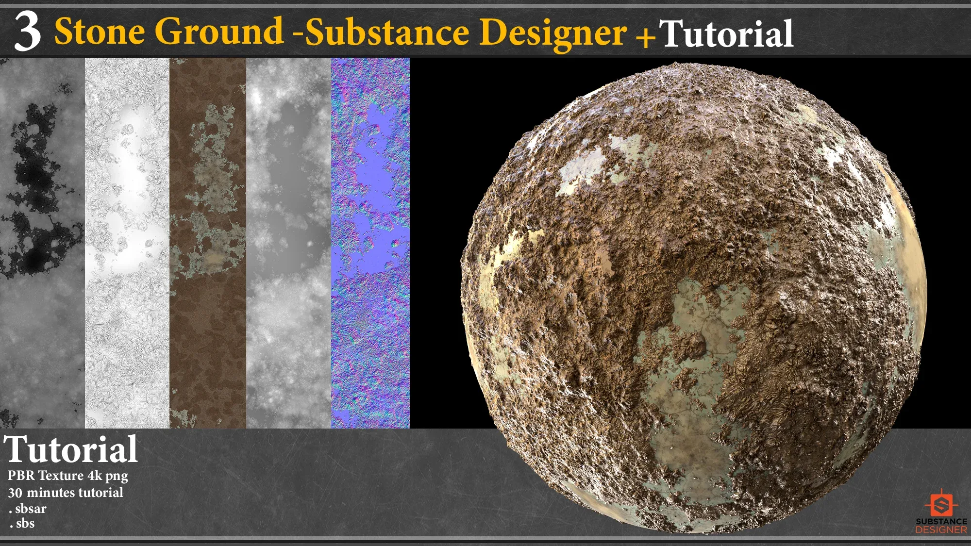 Stone Ground_Substance Designer + Tutorial