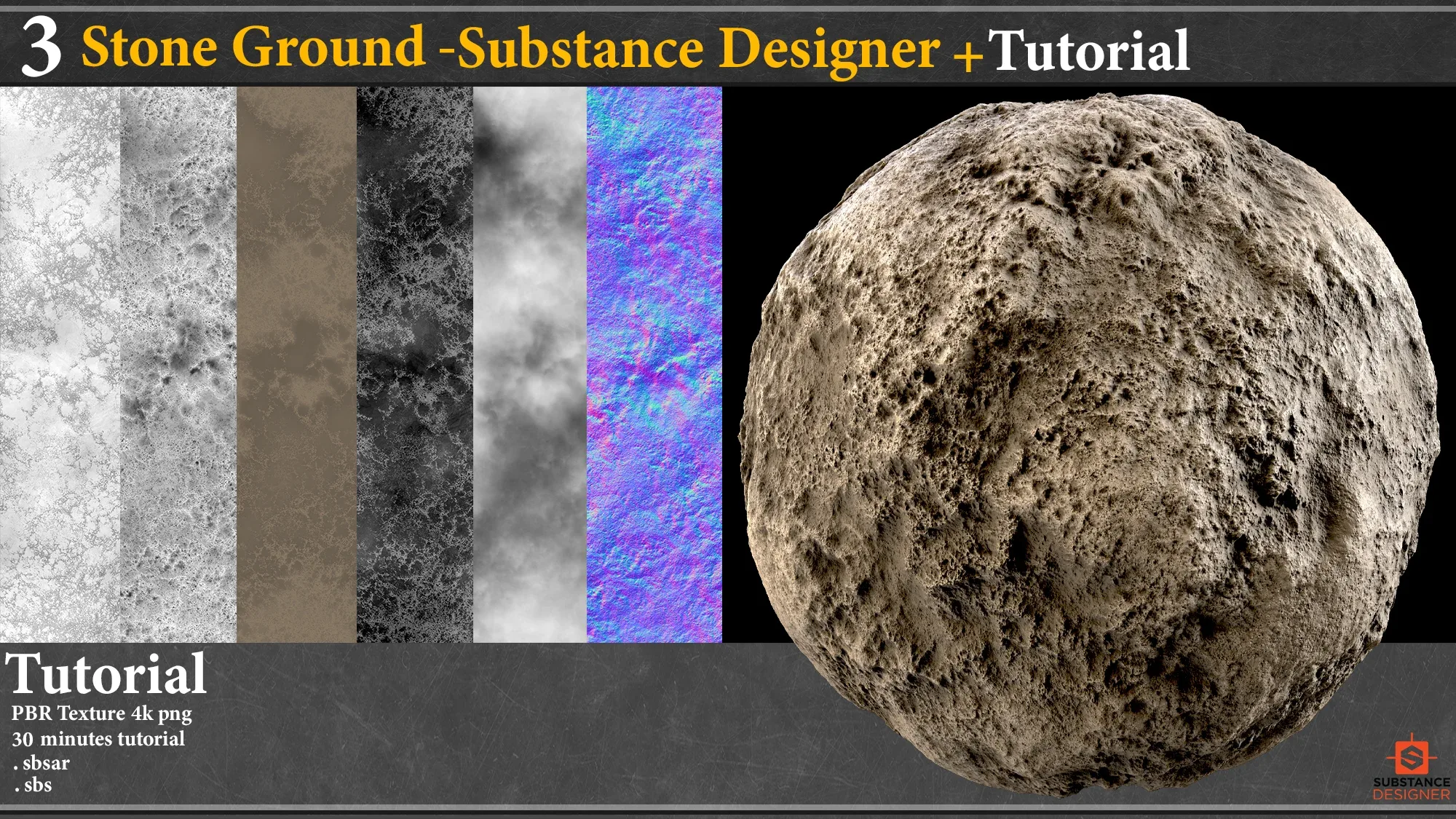 Stone Ground_Substance Designer + Tutorial