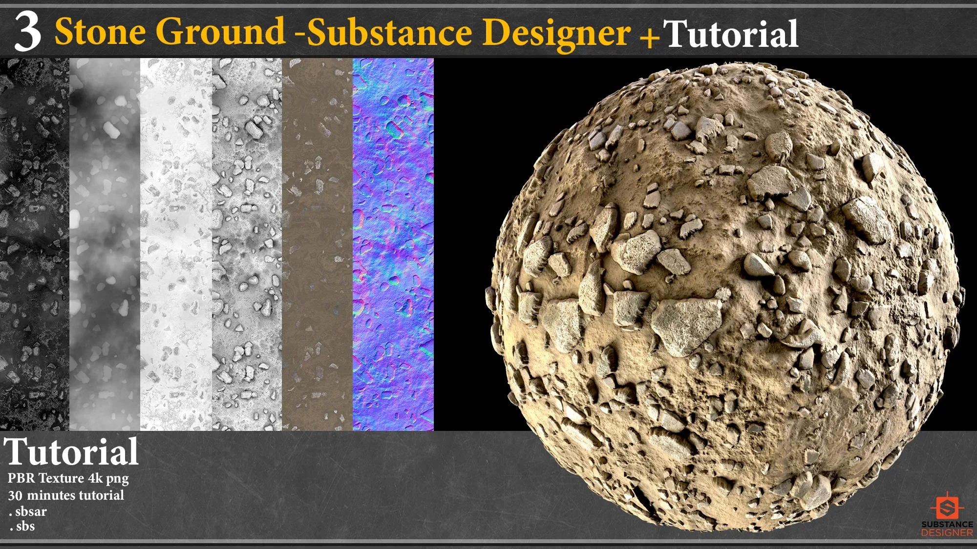 Stone Ground_Substance Designer + Tutorial