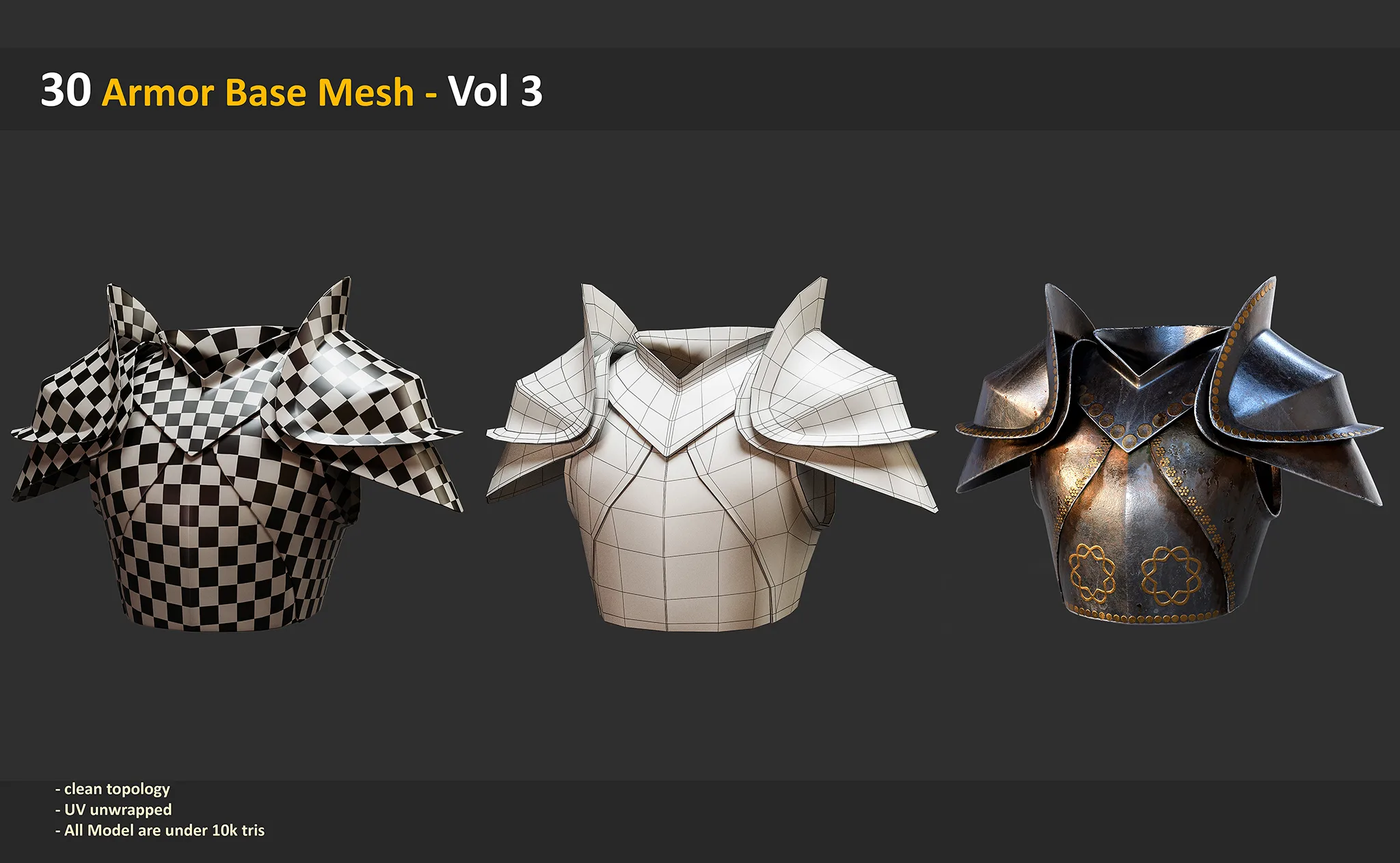 30 Armor Base Mesh - Vol 3