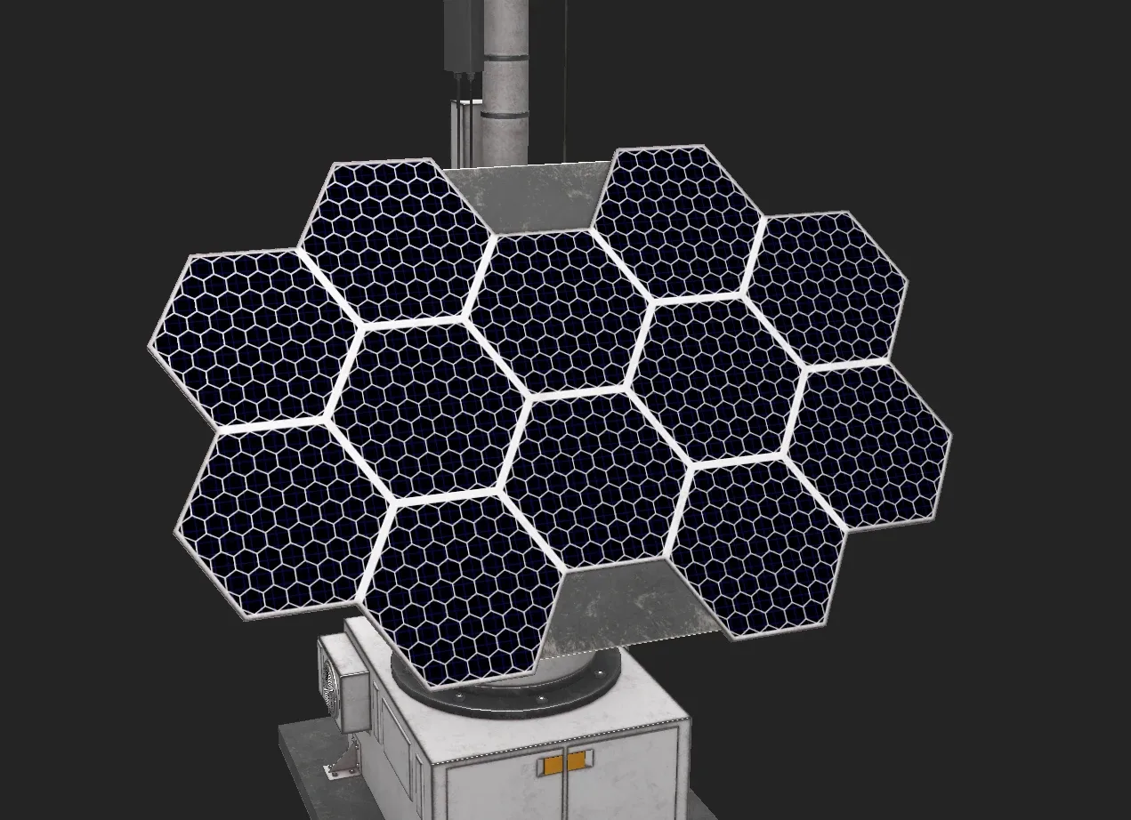 Solar panels 3 (Solar Panel model Low-poly 3D model 8K Textures Low-poly 3D model)