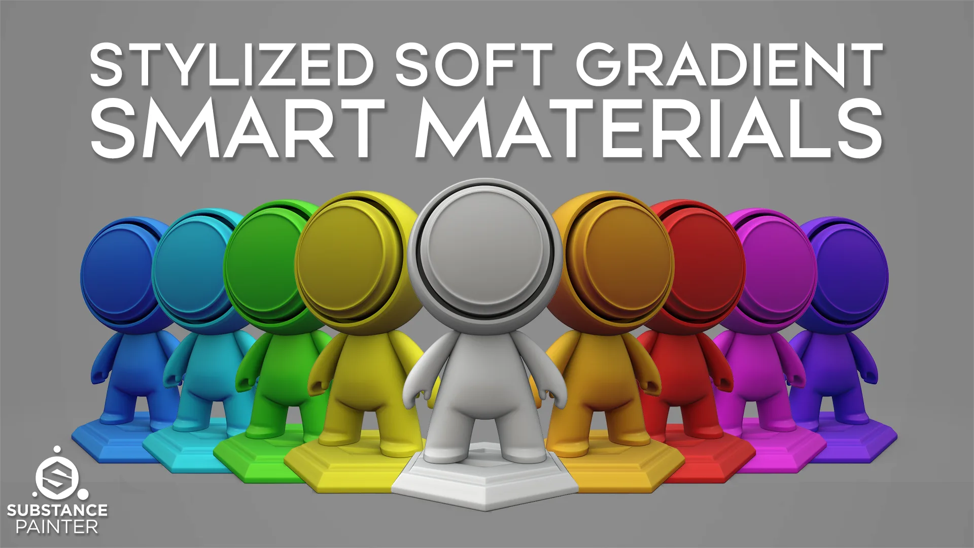 Stylized Soft Gradient Smart Material