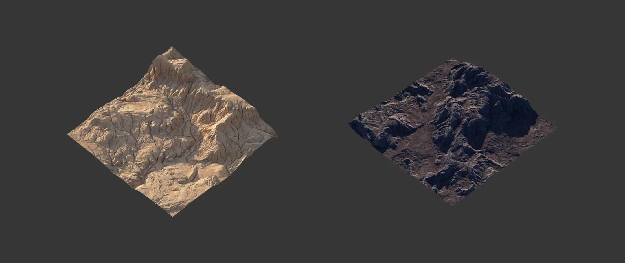 20 Landscape Height Maps — Vol.1 | 4K