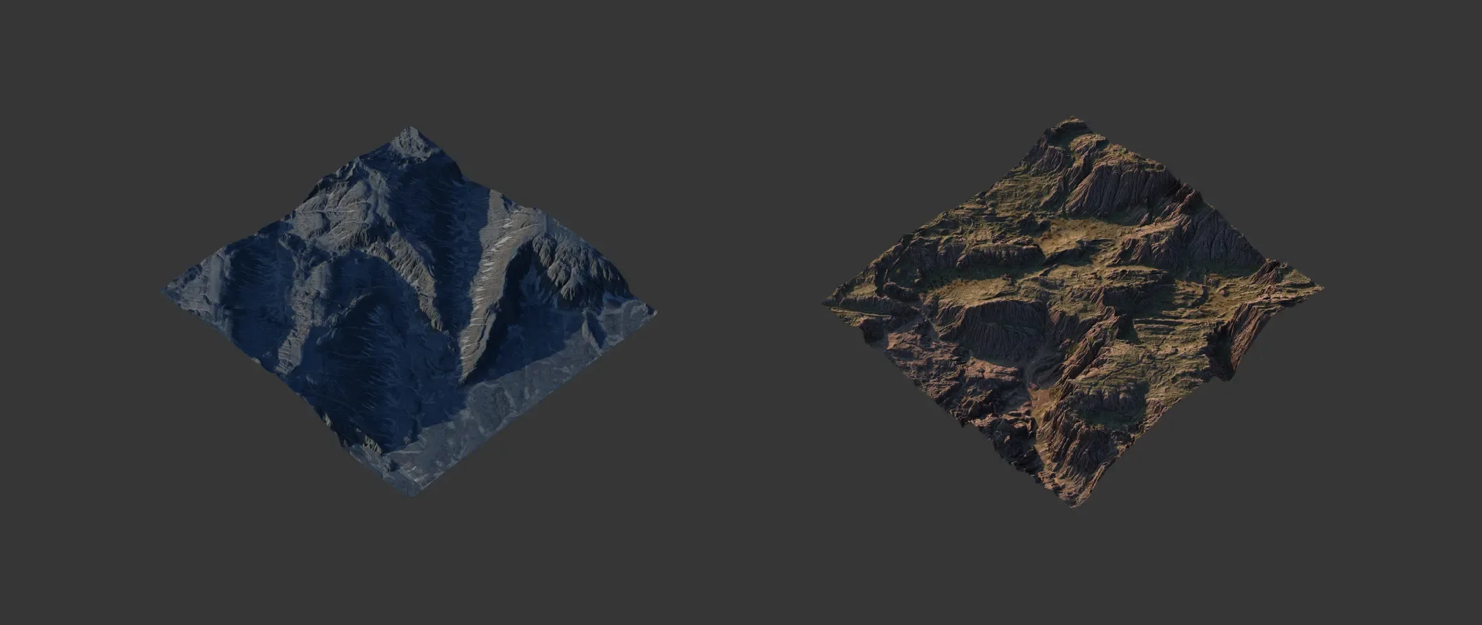 20 Landscape Height Maps — Vol.1 | 4K