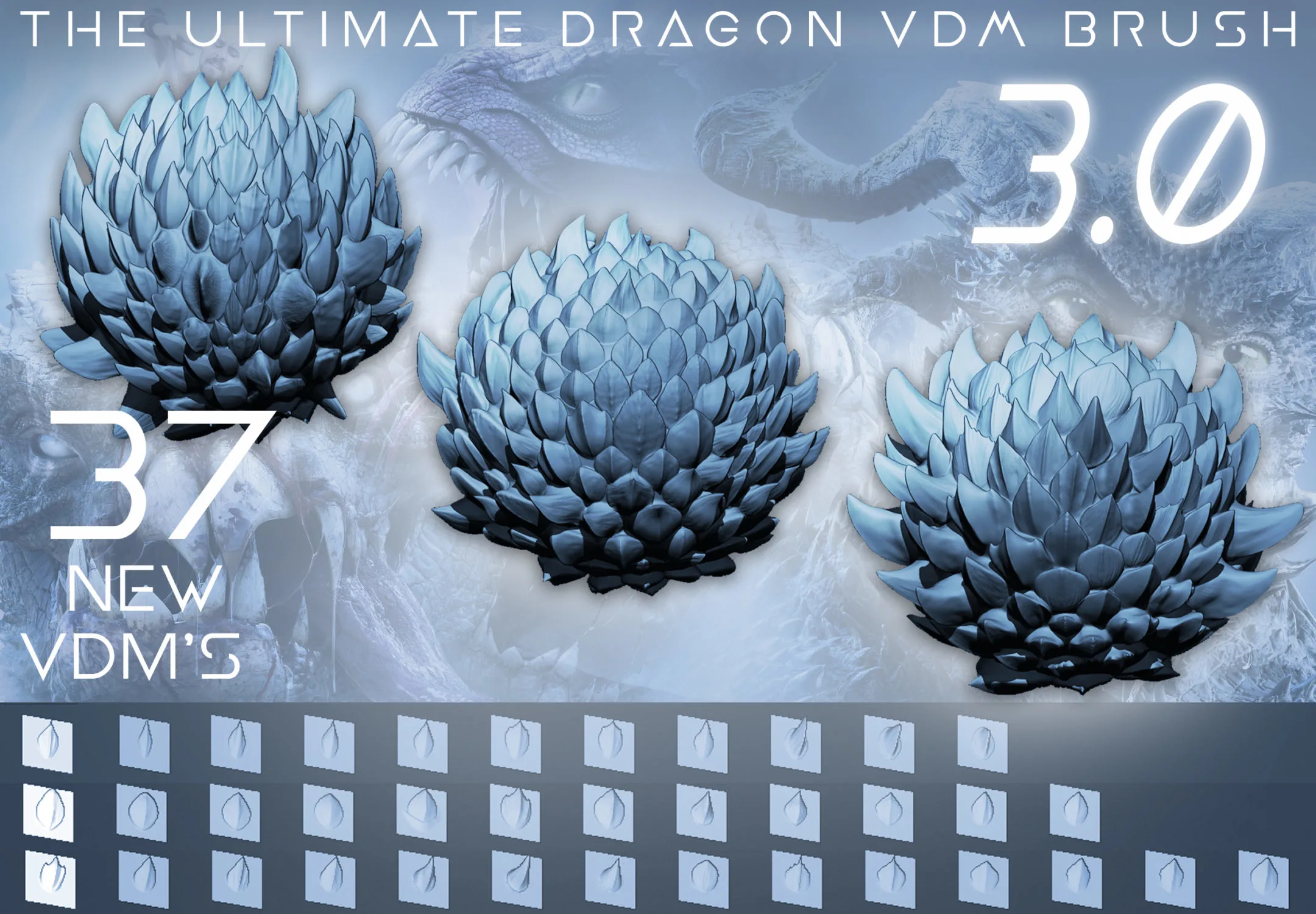 The Ultimate Dragon Scale VDM Brush Pack 3.0