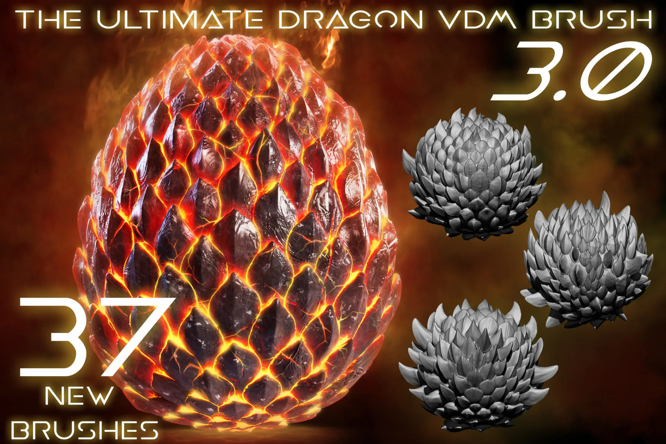 The Ultimate Dragon Scale VDM Brush Pack 3.0