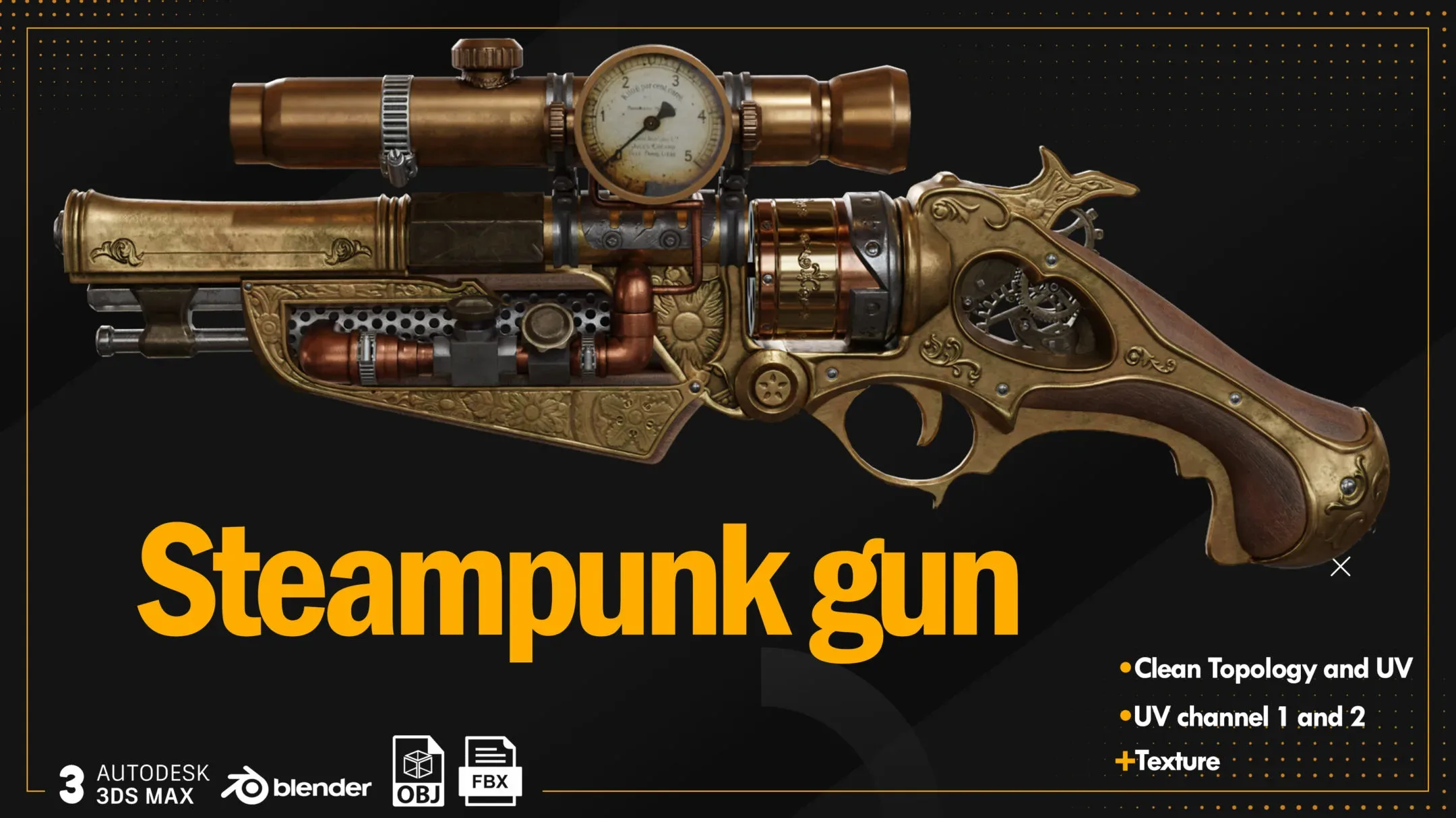 Steampunk gun