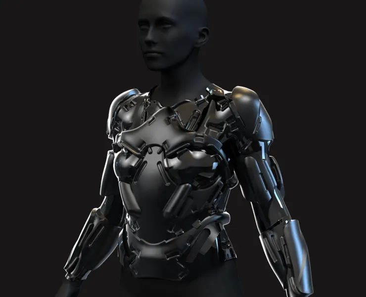 50% OFF! 27 Female Scifi Suits KitBash with Uvs - Plus ZTL - LP+HP) .obj/.fbx/.blend/