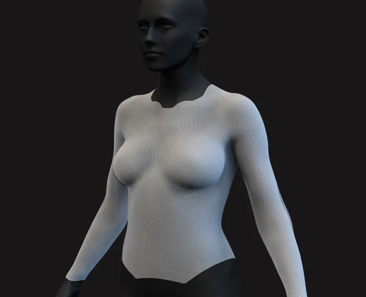 27 Female Scifi Suits KitBash with Uvs - Plus ZTL - LP+HP) .obj/.fbx/.blend/