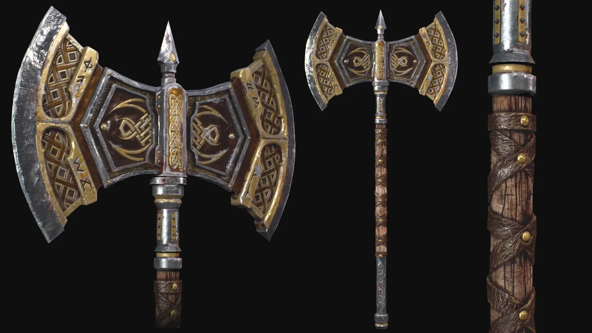 [GAMEREADY ASSET] Medieval Viking Axe