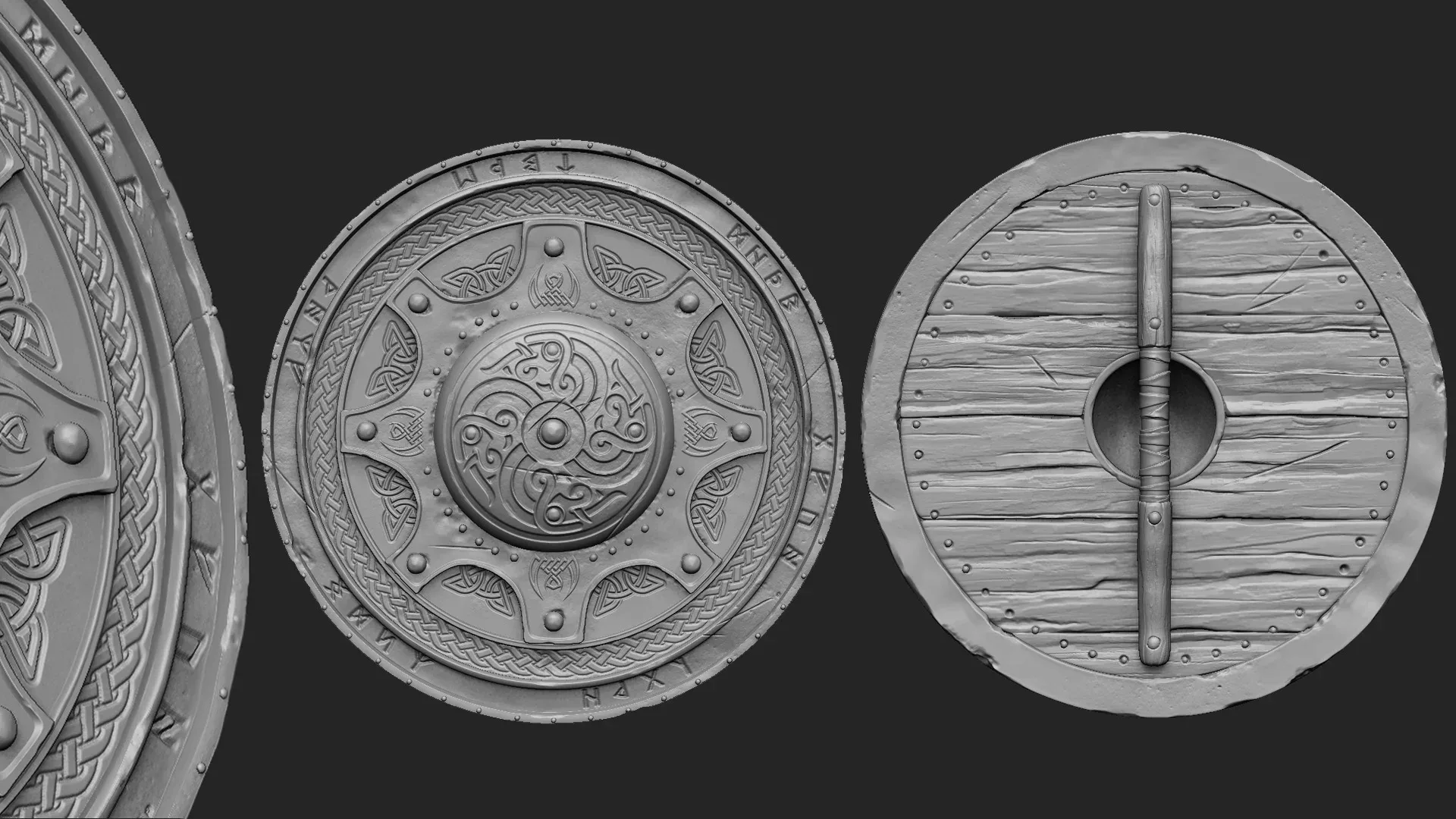 [GAMEREADY ASSET] Medieval Viking Shield