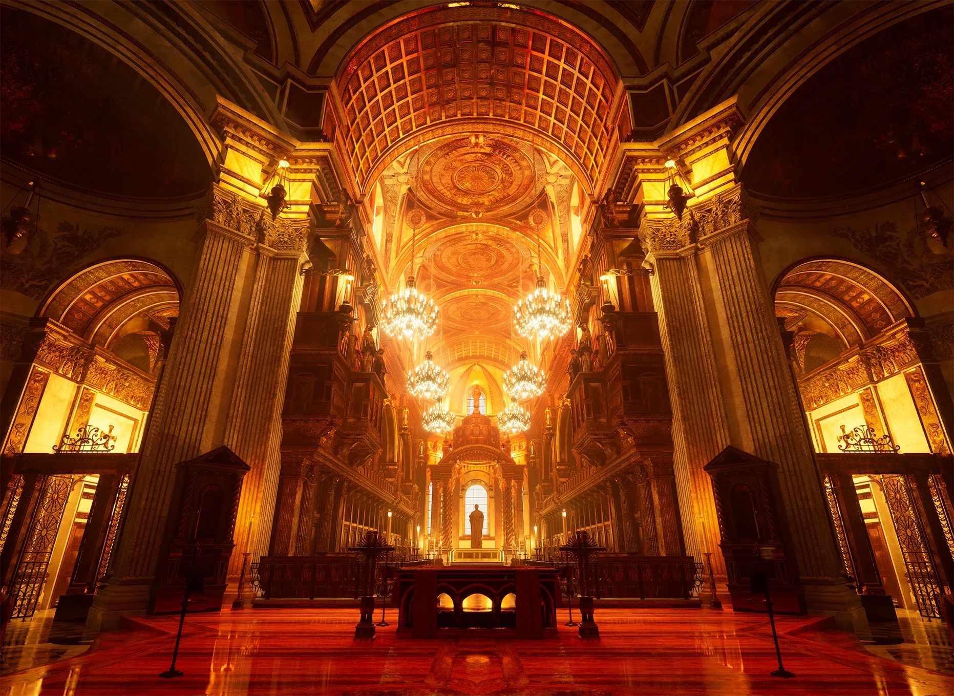 Saint Paul Cathedral Full Scene Unreal Engine 5 Project