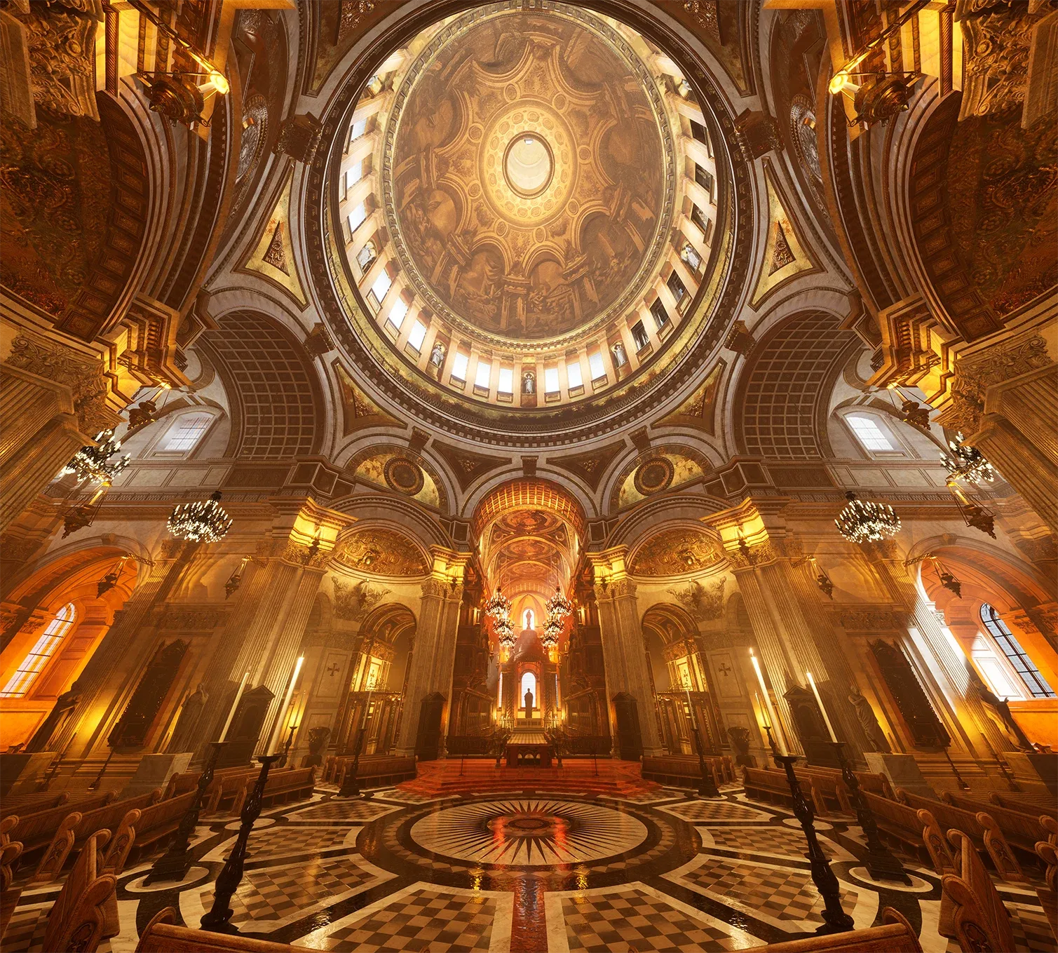 Saint Paul Cathedral Full Scene Unreal Engine 5 Project